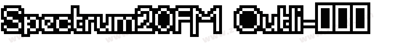 Spectrum20FM Outli字体转换 Spectrum20FM Outli字体转换